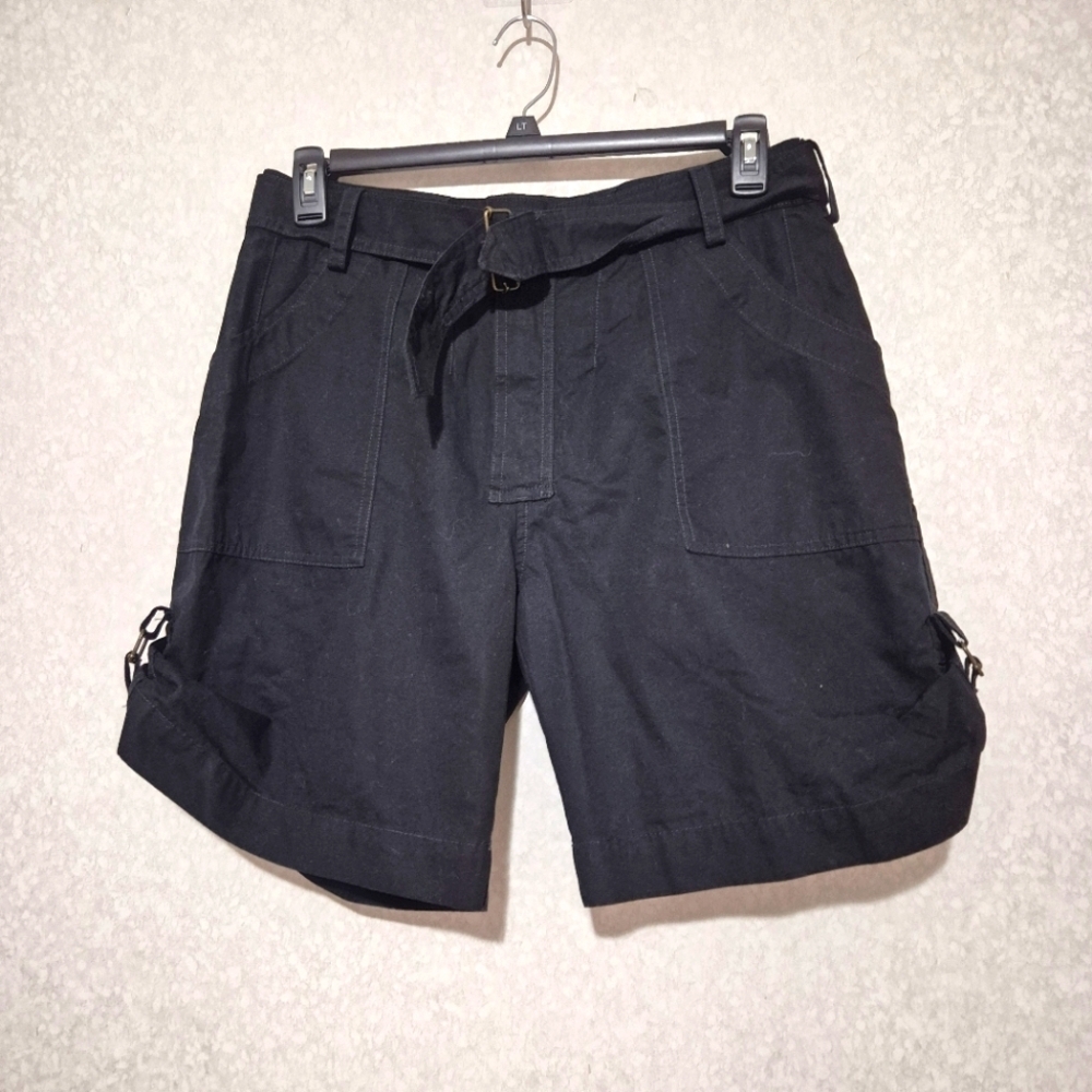 Ralph Lauren Black Cargo Shorts Relaxed Fit..SIZE:10
